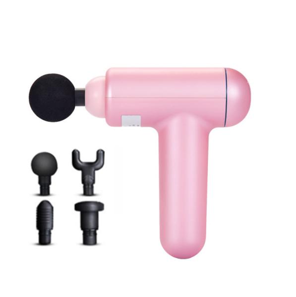 2000mAh Portable Muscle Fascia Massage Gun With 6 Speeds 4 Massage Heads