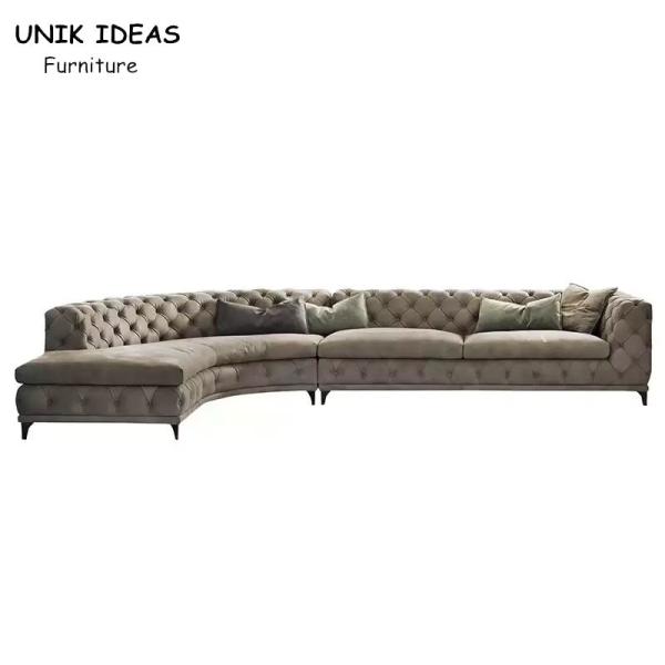 American Style Tufted Living Room Sectional Sofa 3 Piece For Home