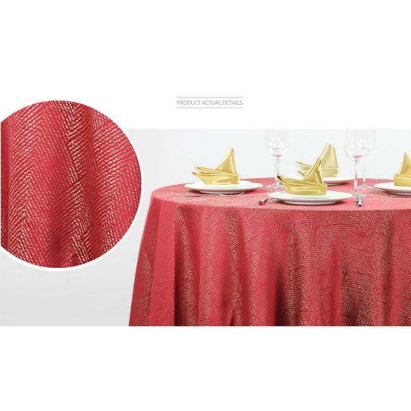 100% Polyester Hotel Dinning Wedding Table Linens Logo Print