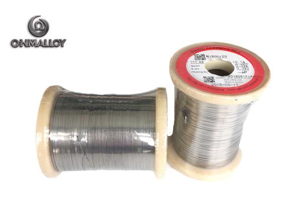 Ni80 Flat Nichrome Alloy Wire Thickness 0.02 - 8.0mm Width 0.5 - 230mm 120v