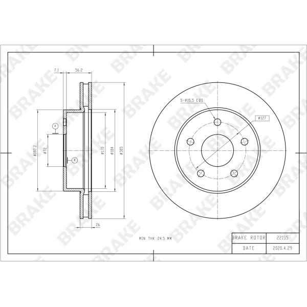 Шесть поршневых больших тормозных комплектов для джипов, запчасти для гоночных автомобилей