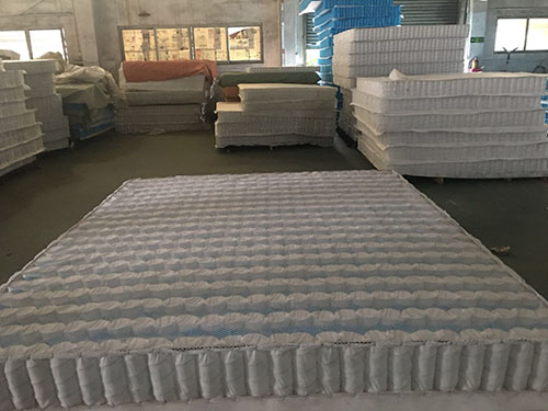 3D non-woven cover high carbon steel wire mattress independent spring unit.