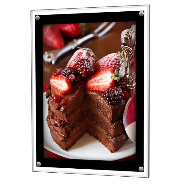 Giant White LED Light Box Display Stand Snap Frame For Hotels / Shopping Mall