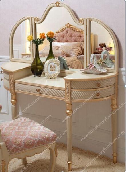 Children bedroom table dressing table white table small table dressers for sale FV-116