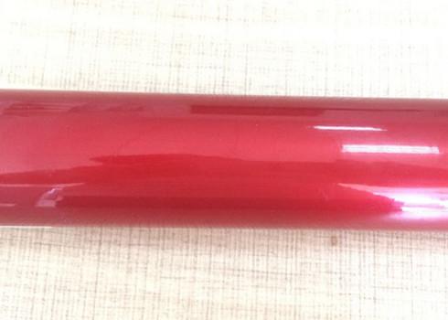 SGS Flat Red Powder Coat , Electrostatic Spray Steel Anti Corrosion Coating
