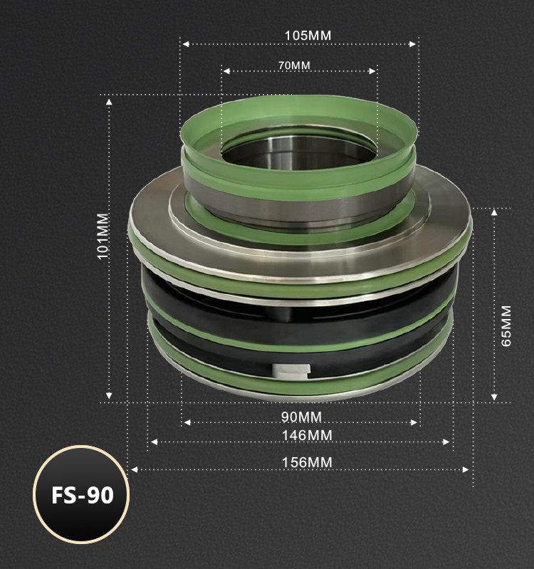 BERGMAN заменить Flygt Насос уплотнение 8009330 FS-90mm 3301 3315 5150.350 металлический картон механическая уплотнение