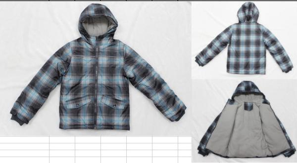 Apparel boy's padding jackets stock(coats,tops,children's clothing,children's garments,jackets stocks)