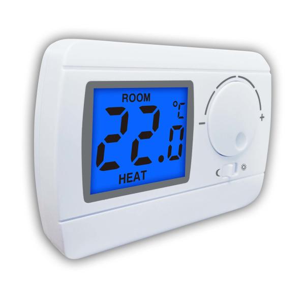 Lâmpadas de fundo LCD Smart Digital Wired Room Thermostat para sistema de aquecimento doméstico