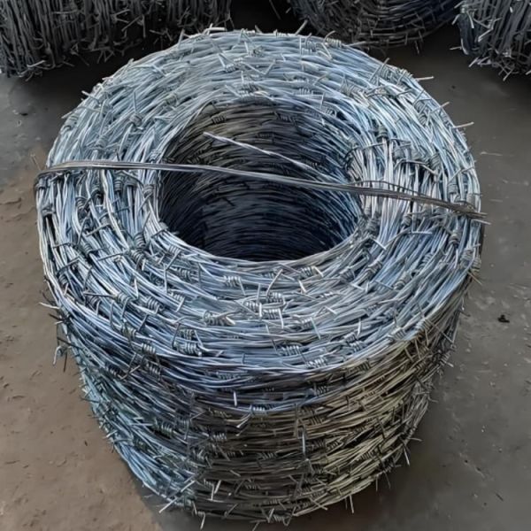High Tensile Barbed Wire, 12x12 BWG Reverse Twist Double Strand for Border Control and High Security Perimeter – 500m Roll