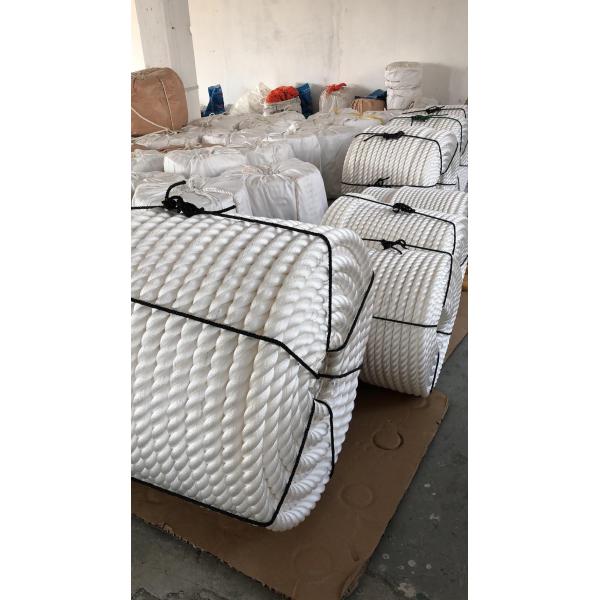 Especificaciones 3 hebras cuerda de amarre de poliéster blanco retorcido 200m longitud personalizable
