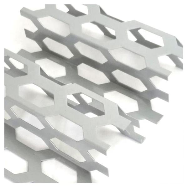 Aluminum Corrugated Perforated Sheet With Powder Coating Surface For Decoration