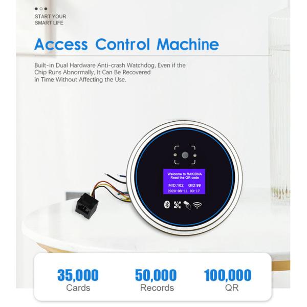 Wifi Bluetooth TFT система управления доступом UDP TCP RJ45 HTTP крытого на открытом воздухе блока развертки MIFARE ISO1443A или ISO1443B QR