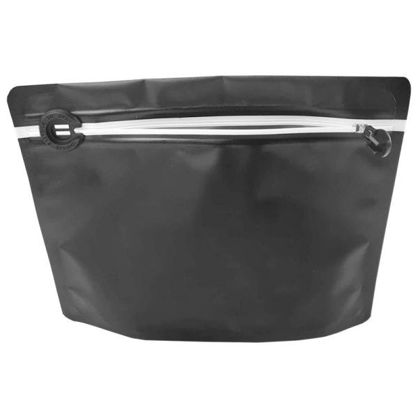 Aluminum Foil Matte Black Plastic Slider k Mylar Bags Childproof Exit Packaging