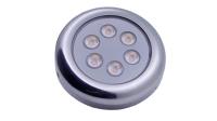 O barco subaquático redondo de Marine Led Courtesy Puck Light 12v conduziu a luz com a moldura 316SS