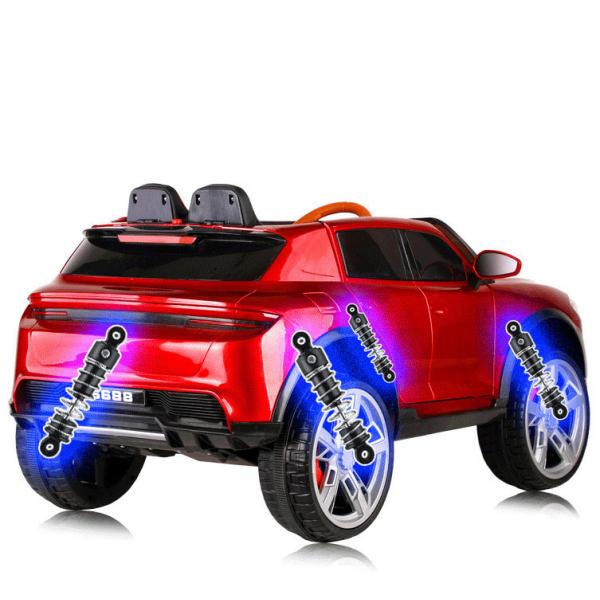 Criança em carro com função de balanço de controle remoto e educação precoce 125/68/66cm