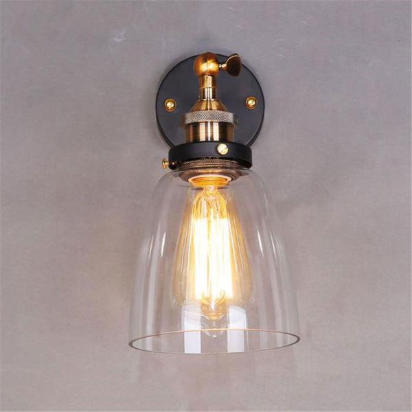 Antigue Glass Lampshade Vintage Wall lamps light Home led wall lights sconce (WH-VR-109)