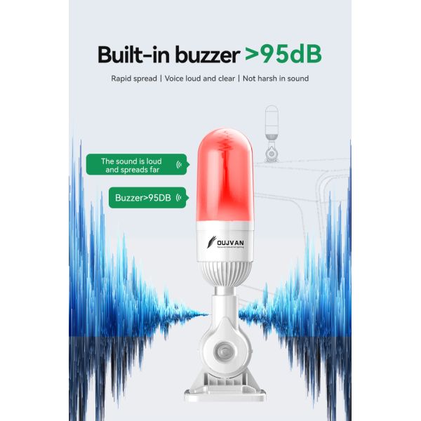 Feu de signalisation d'avertissement de tour personnalisé à une seule couche et à trois couleurs LED