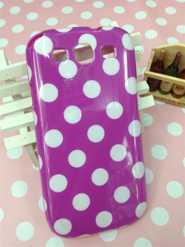 Multicolored Polka Dot Samsung Galaxy S3 Hard Shell Case For Anti-Fall