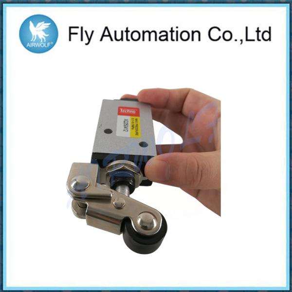 Valve de levier de rouleau d'acier inoxydable 5/2 1/8