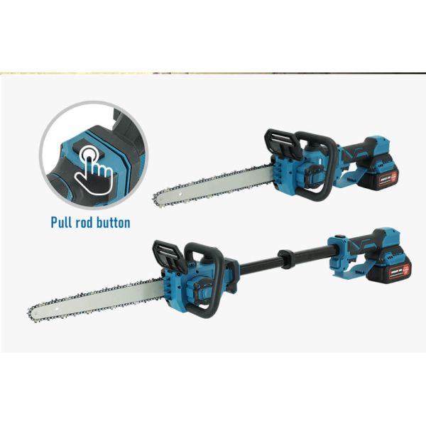 12 Inch 800W Telescopic Electric Pole Chainsaw for Tree Pruning and Garden Cutting
