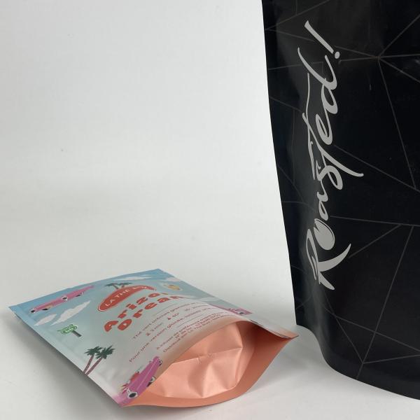 Custom Printed Food Grade Resealable Mylar Bags Stand Up Zipper Bags for Tea Food Packaging Bags with Aluminum Foil