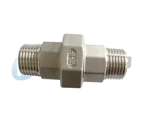 Male-Male Threaded 304 Stainless Steel Pipe Fitting Union Flat Conical Cone Type
