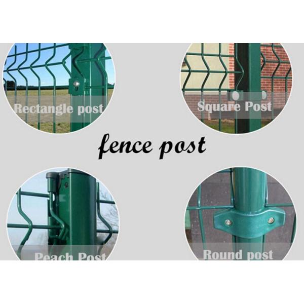 Powder Sprayed Curved Metal Garden Mesh Fencing Multicolor Available
