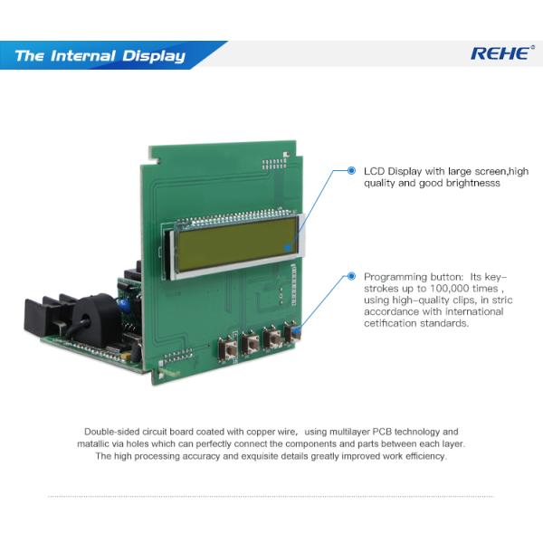 Multimeters 96*96mm Single Phase Multi- function Power Meter With RS485/ MODBUS-RTU Protocol
