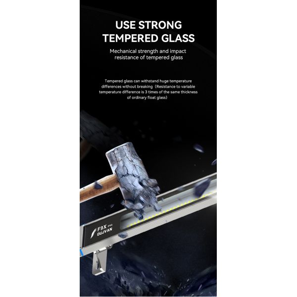 Lámpara LED a prueba de explosiones de aluminio de alta potencia de 40w y 2397lm