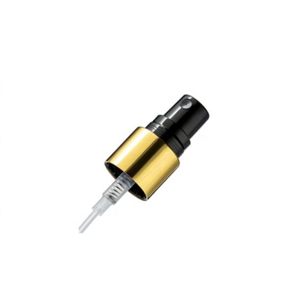 Plastic Metal Gold 20mm Mist Sprayer Pump For Body Spritzers Lotion Bottles