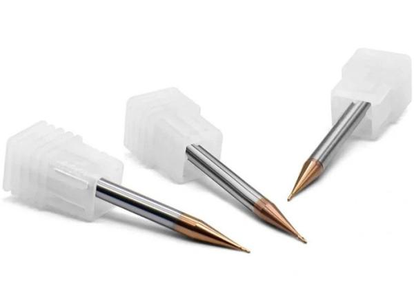 High Precision 2F 3F 4F Tungsten Carbide End Mill Cutters Multilayer Coating