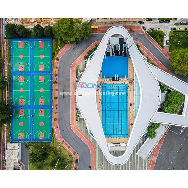 Крытый Pu силикона баскетбола резвится справляющся конкретный Subbase