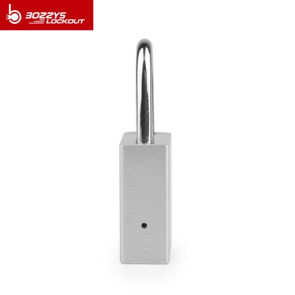 Frosted Wire Drawing Aluminum Padlock Anti Aircraft Clip For Garden Door