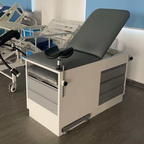 OB / GYN Examination Couch Integrated Storage Adjustable Pedal Paper Dispenser