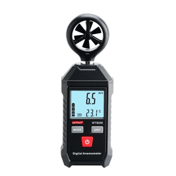 LCD Backlight Display Digital Anemometer WT72 WT9056 GT8160 for Air Velocity Temp Measuring