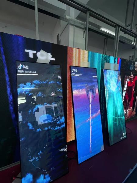 Aluminum Iron Steel LED Poster Screen 960*1920 LED Screen P2.5 Indoor 3840hz IP56