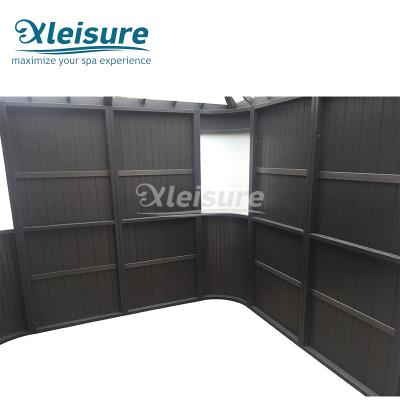 Miradouro incluido à moda da banheira de hidromassagem, altura do × 3.6m do × 2.4m do miradouro 2.4m dos abrigos da banheira de hidromassagem