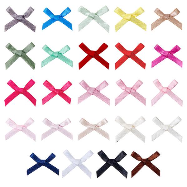 MSD на заказ 100% полиэстерные пятна луки для подарок Рождество ручной работы ткань тип атлас