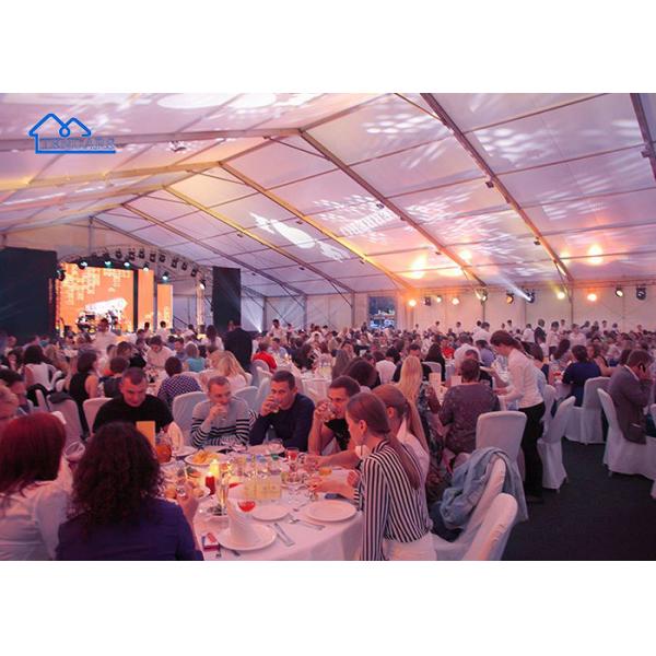 Anchored BBQ Party Marquee Tents Hard-Pressed Aluminum Double-Layer Roof Grand Canopy Structure