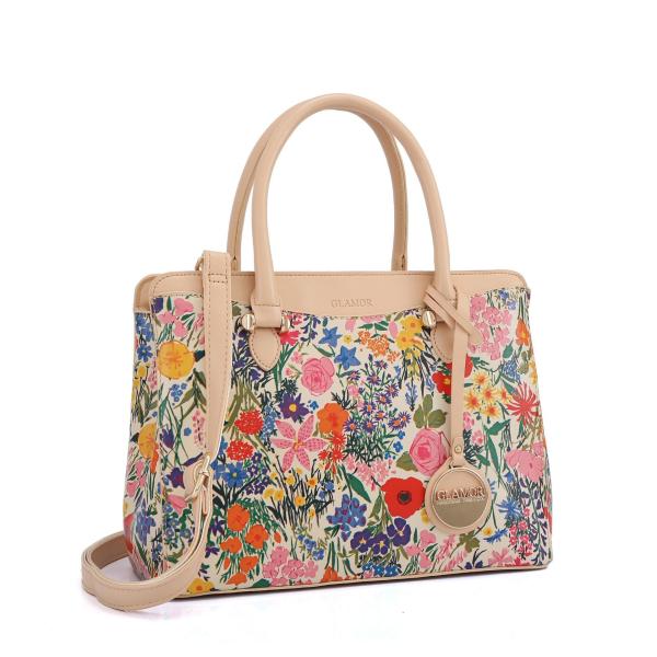 2021 new flower printing shoulder handbag manufacturers wholesale sling bag