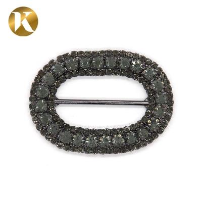 Crystal Metal Pin Shoes Decoration Accessories 45mm*33mm Fashion Style