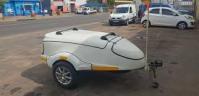 Cold Rolled Steel Fiberglass Motorcycle Trailers / Fiberglass Luggage Trailer