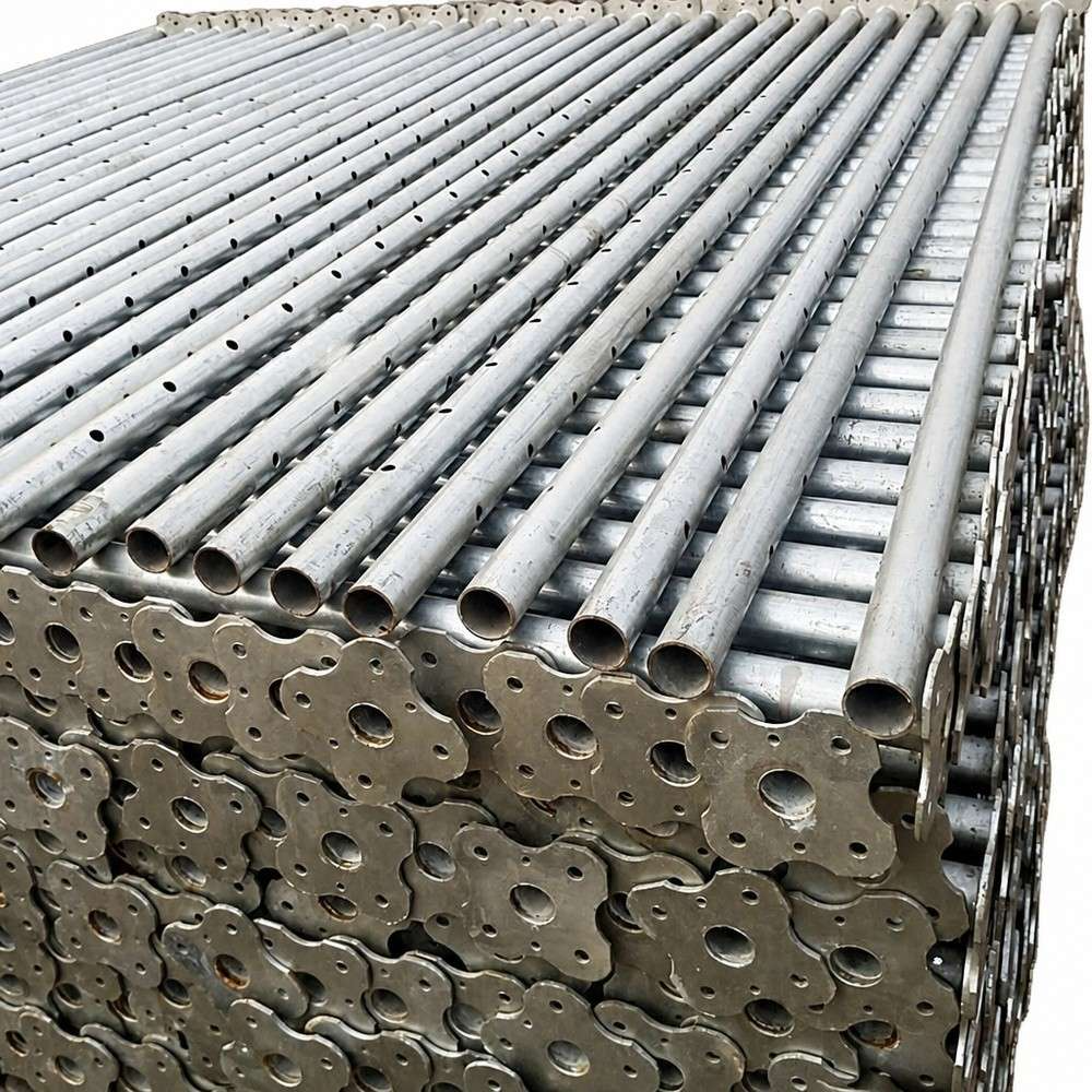 EN 12811 Compliant Adjustable Scaffolding Steel Prop with Secure Hook Locking System and 10kN - 35kN Load Capacity