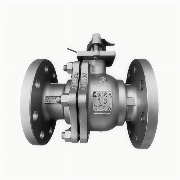 Válvula de bola con bridas, válvula de bola flotante Q41F, válvula de bola manual de acero inoxidable 304L
