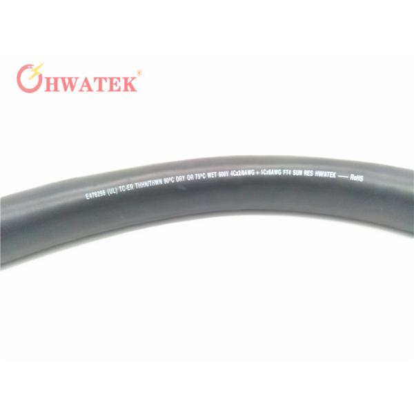 UL TC ER 4C X 16AWG Обнаженный медный натянутый солнечный кабель 600V PVC Jacket  2216040 кабель