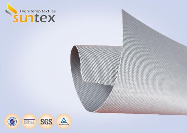 32 Oz Rubber Silicone Coated Fiberglass Fabric Material Anti Fire Curtain