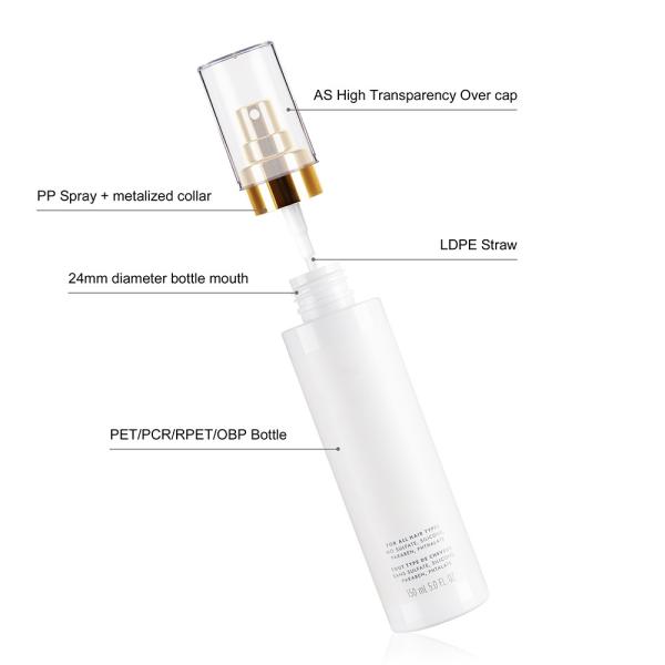 O pulverizador fino do cilindro da névoa engarrafa a etiqueta feita sob encomenda de 5 onças para o óleo essencial