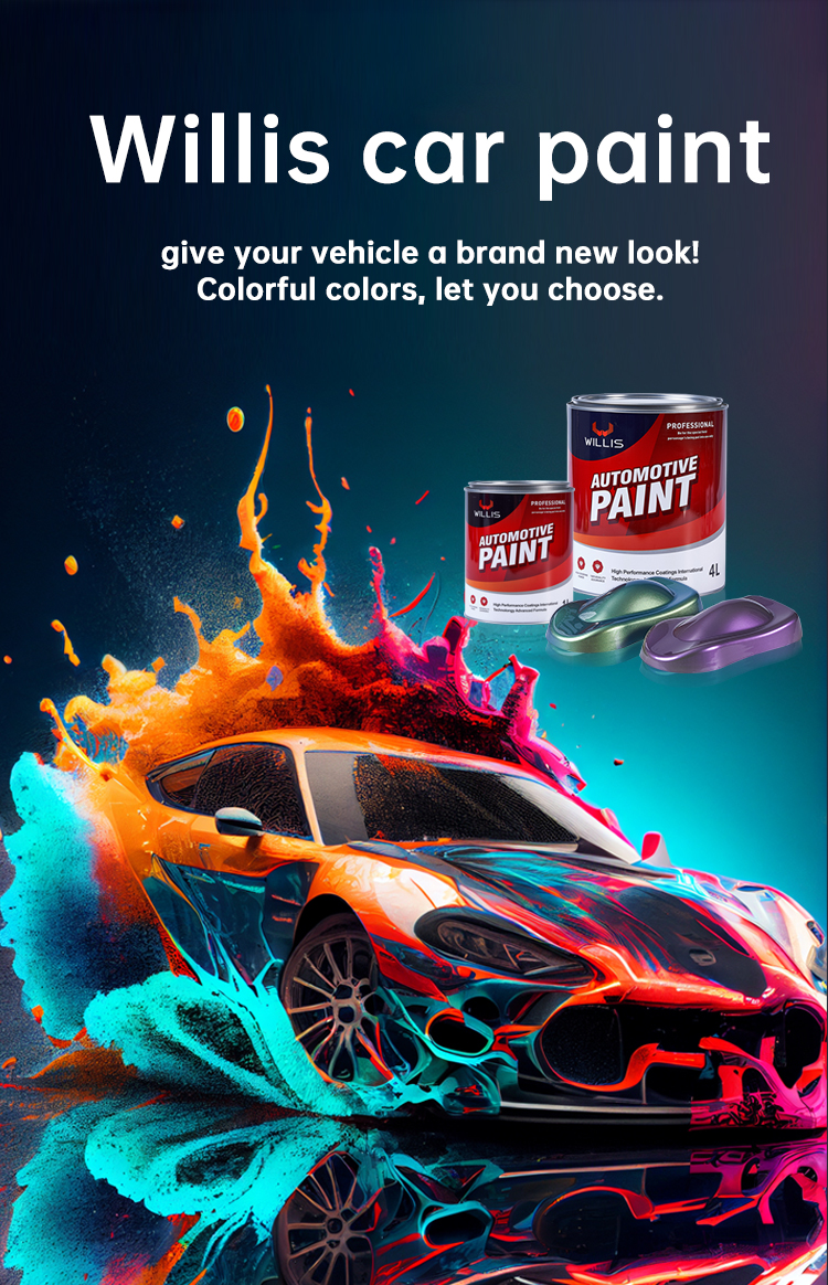 1K Transparent Iron Yellow Basecoat Auto Paint Acrylic Resin Liquid Coating Plastic Coating Spray Application Car Refinish OEM