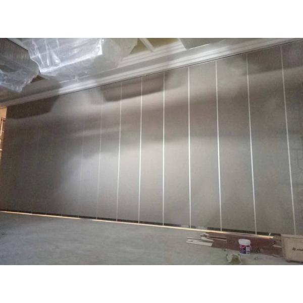 Conference Room Movable Partition Walls , 65 mm Sliding Door Roller Soundproof Room Dividers