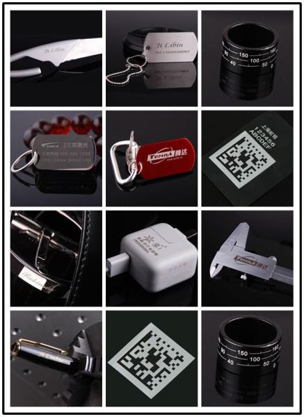 Keyboard Portable Fiber Laser Marking Machine Compact Without Consumptive Materials